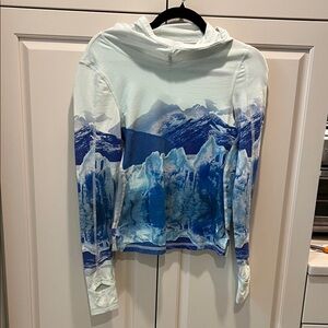 FP Movement by Free People Glacier Blue Hoodie XS